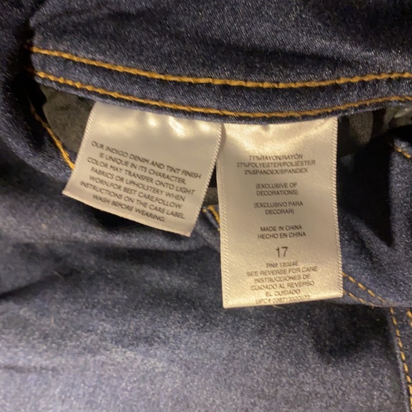 ***3/$45***Wallflower Super Stretchy Skinny Jeans Size 17 - Picture 3 of 6